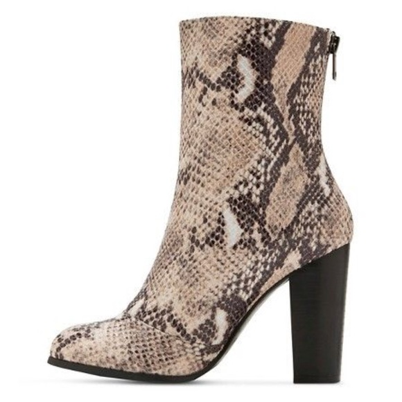 snake print booties target